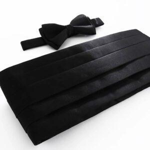Cummerbunds Available in Black, Red & White Satin