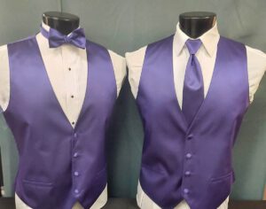 Modern Solid Vest Collection with Solid Bow Tie or Long Tie (29 Colors Available)