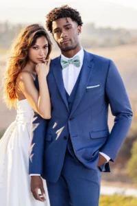 Allure Men's Suits" - available in 8 colors.